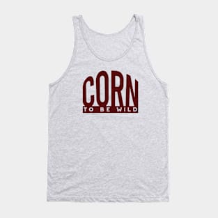 Cornhole Pun Corn to Be Wild Tank Top